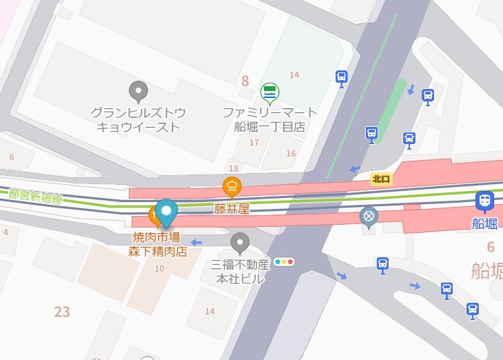 「萃寿（船堀店）」地図