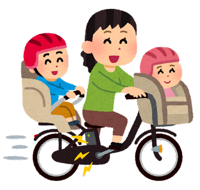 子どもを自転車にのせる　アイキャッチ画像