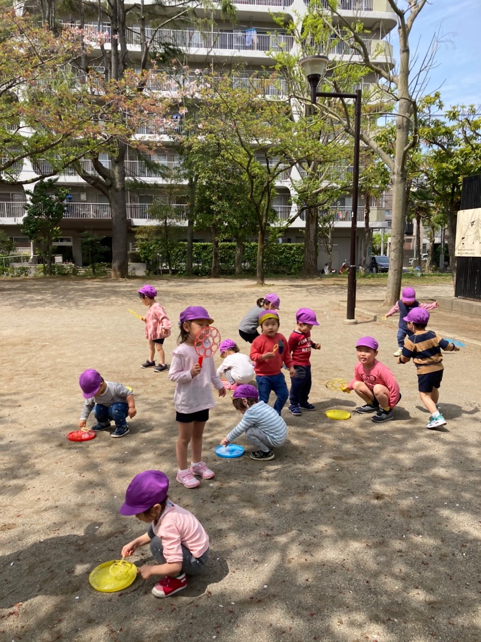 中葛西幼保園　外遊び