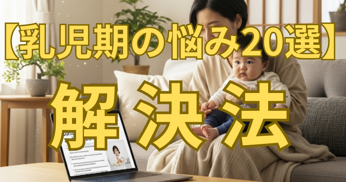 乳児期の悩み解決法