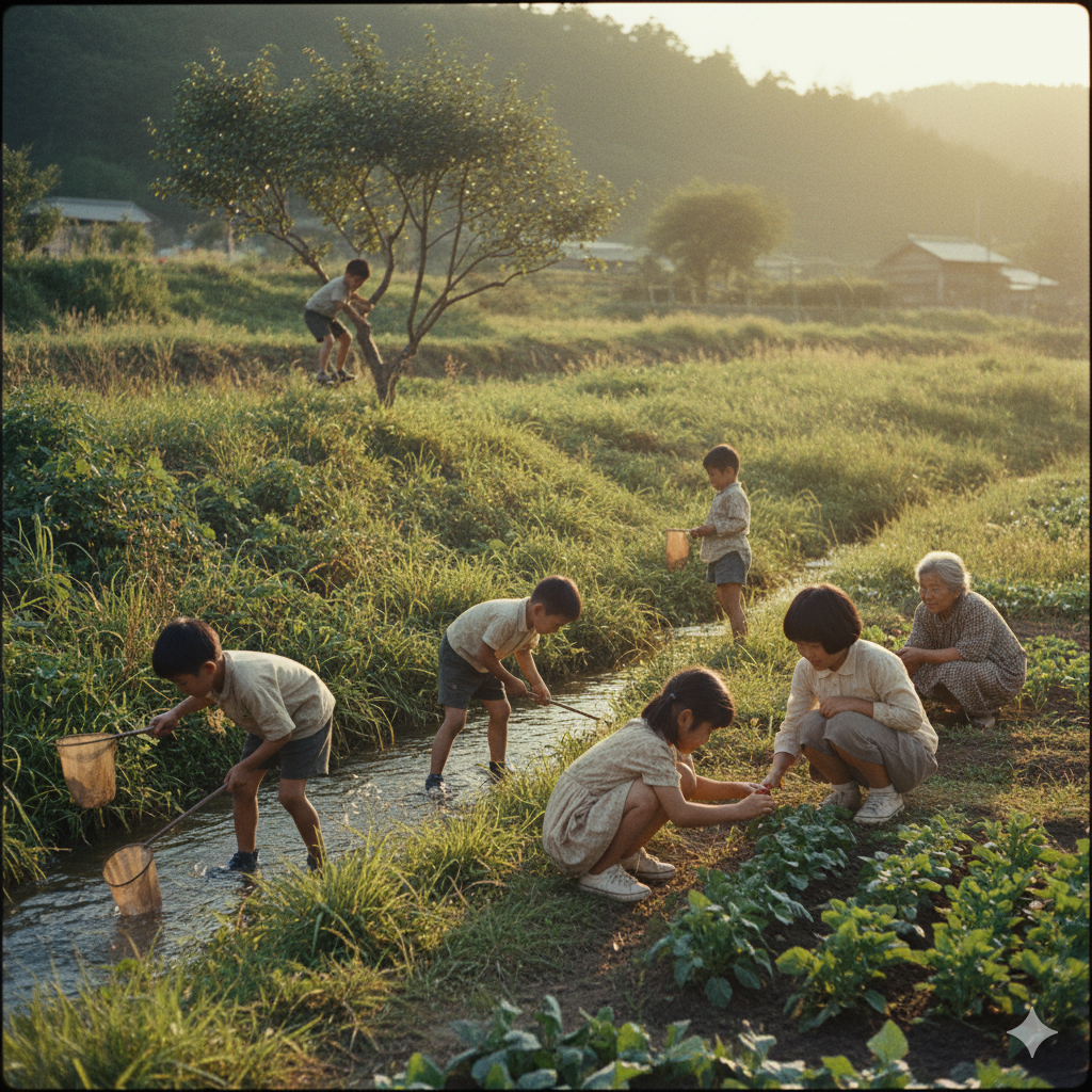 昔の子育ての風景