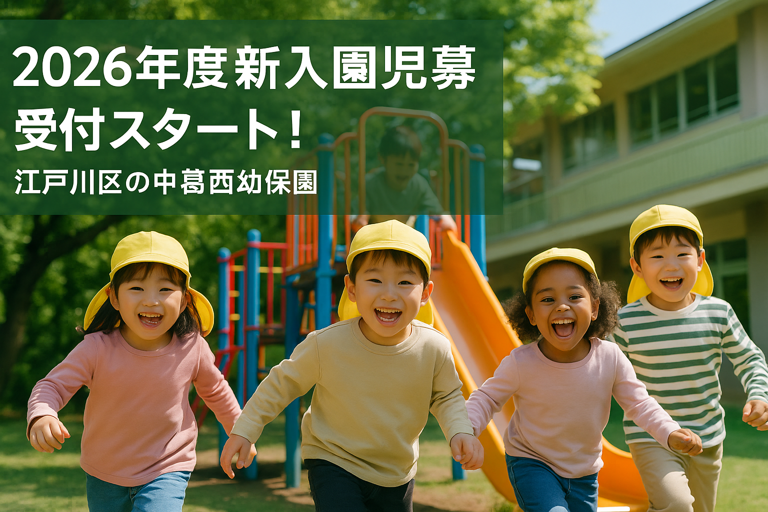 2026年度　新入園児募集中葛西幼幼保園